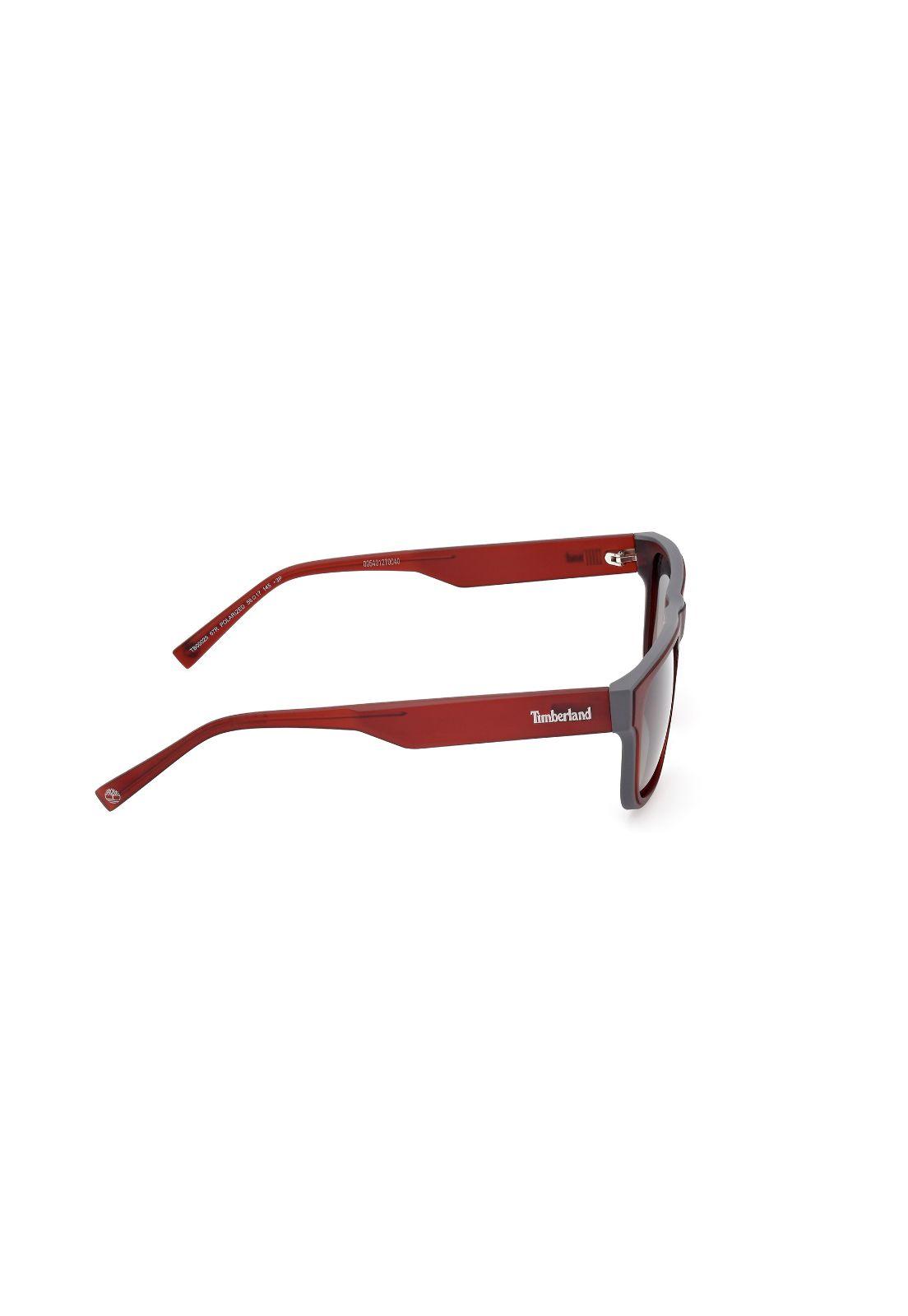 Lentes de Sol Rojo Matte Polarizados Timberland TB0002567R-6