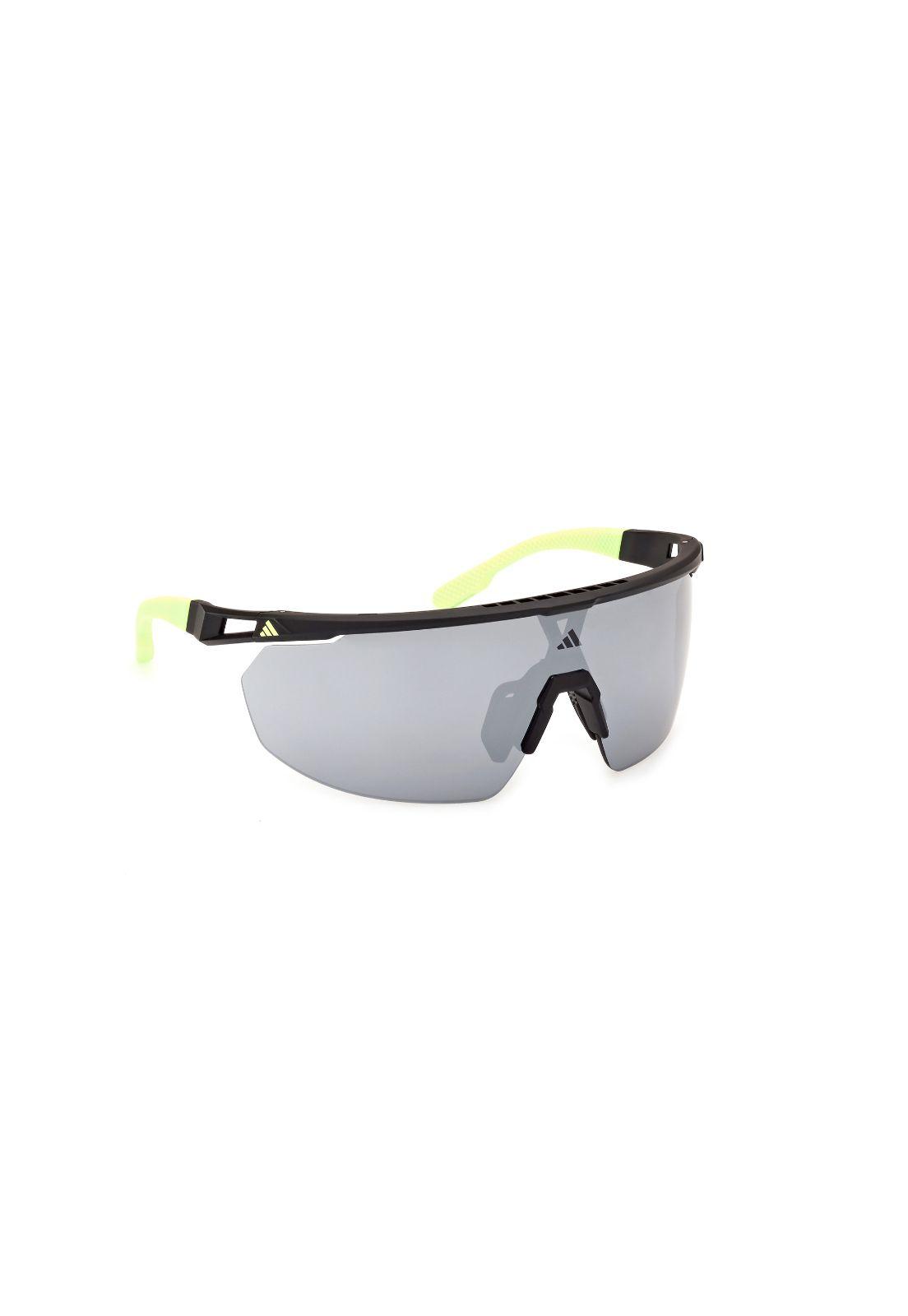 Lentes de Sol Negro Matte Espejados Adidas Sport SP009502C-7