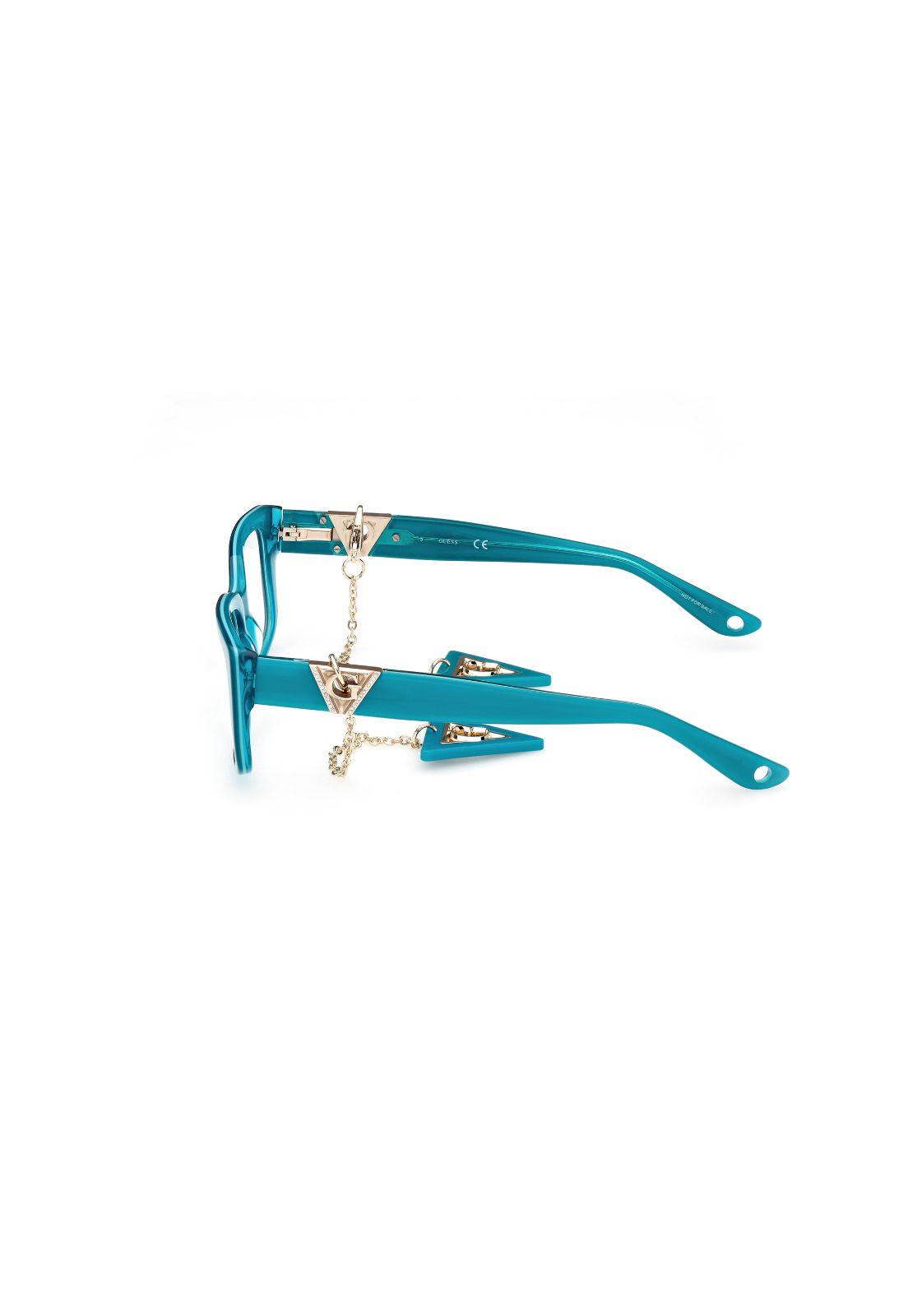 Lentes Ópticos Turquesa Brillante Guess GU2959087-2