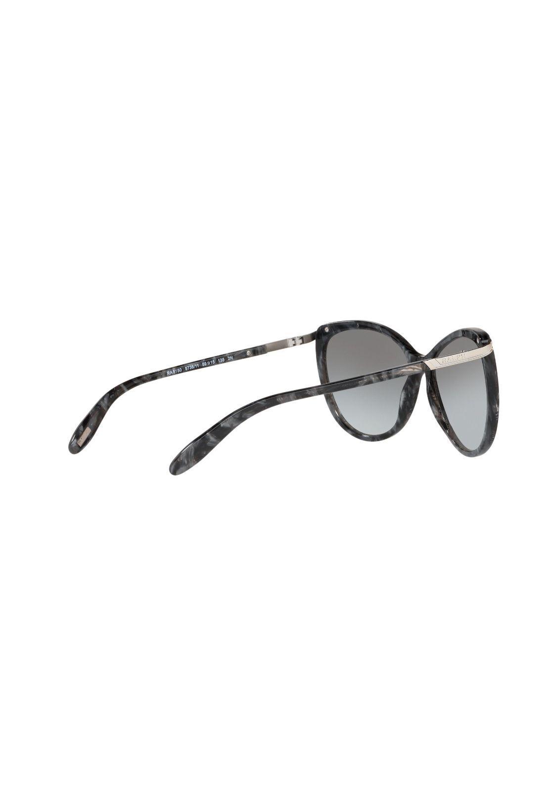 Lentes de Sol Shiny Black Marble & Silver Ralph RA5150573611-8