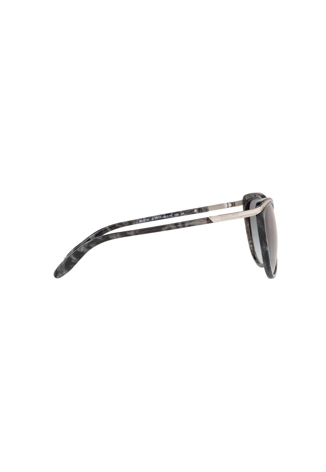 Lentes de Sol Shiny Black Marble & Silver Ralph RA5150573611-9