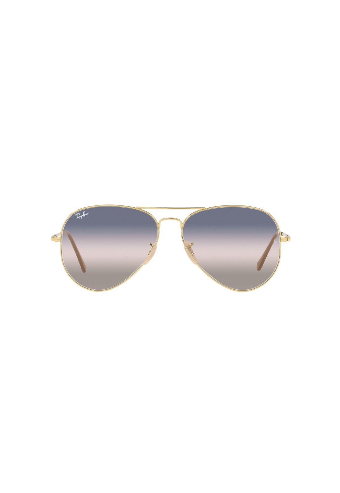Lentes de Sol Aviator Metal Rosa Degradé Ray-Ban RB3689001GE-0
