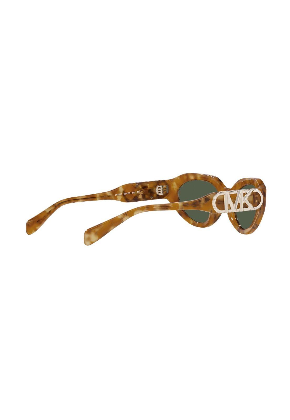 Lentes de Sol Empire Oval Amber Tortoise Michael Kors-8
