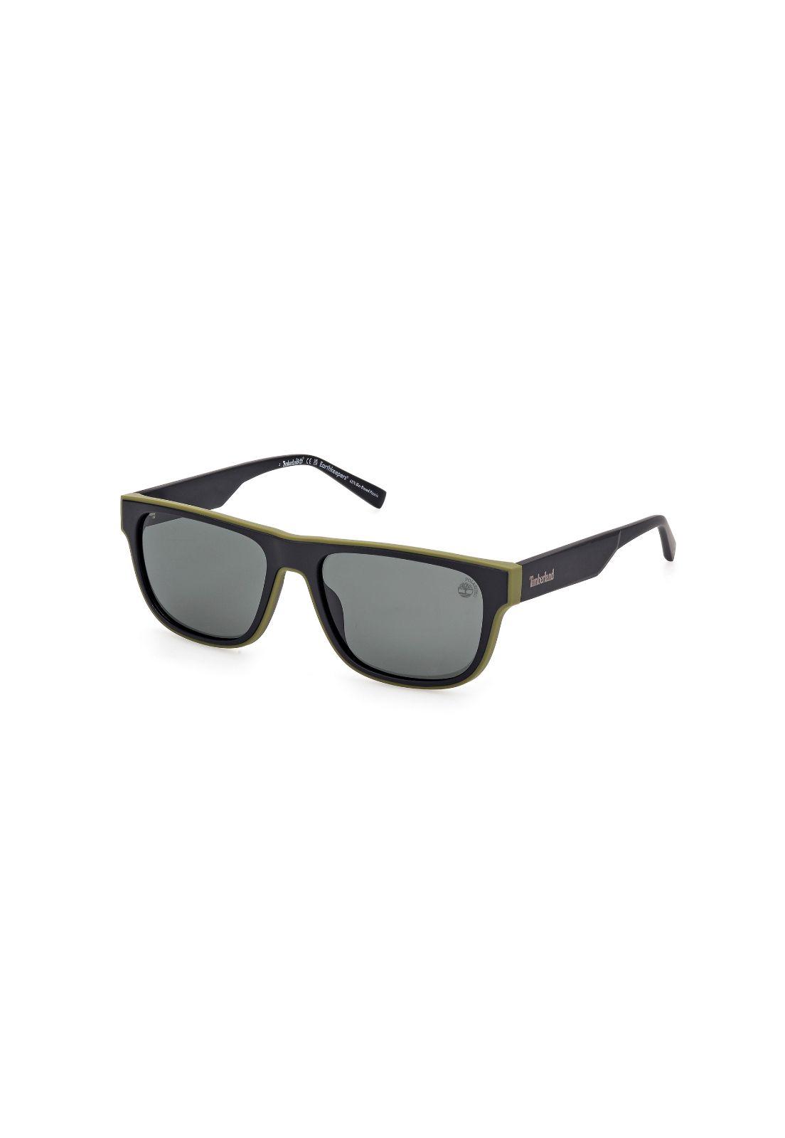 Lentes de Sol Negro Matte Polarizados Timberland TB0002502R-1