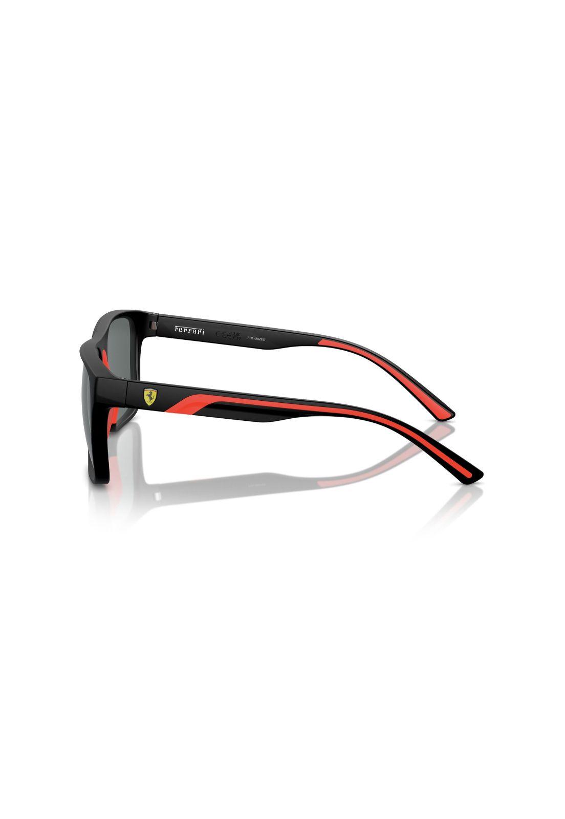 Lentes de Sol Negro Polarizados Scuderia Ferrari FZ6002U-2