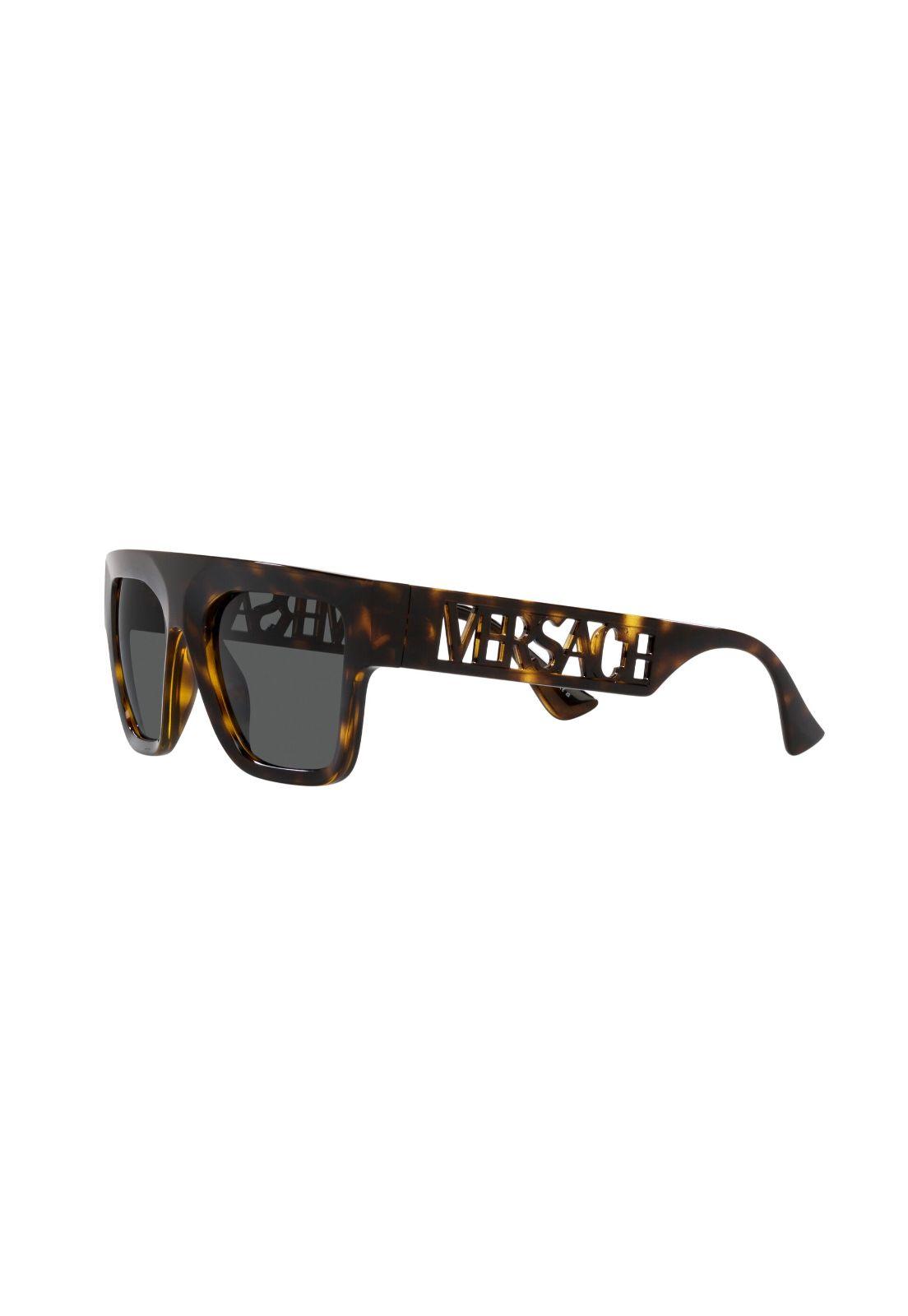 Lentes de Sol 90s Vintage Logo Havana Versace VE4430U10887-2
