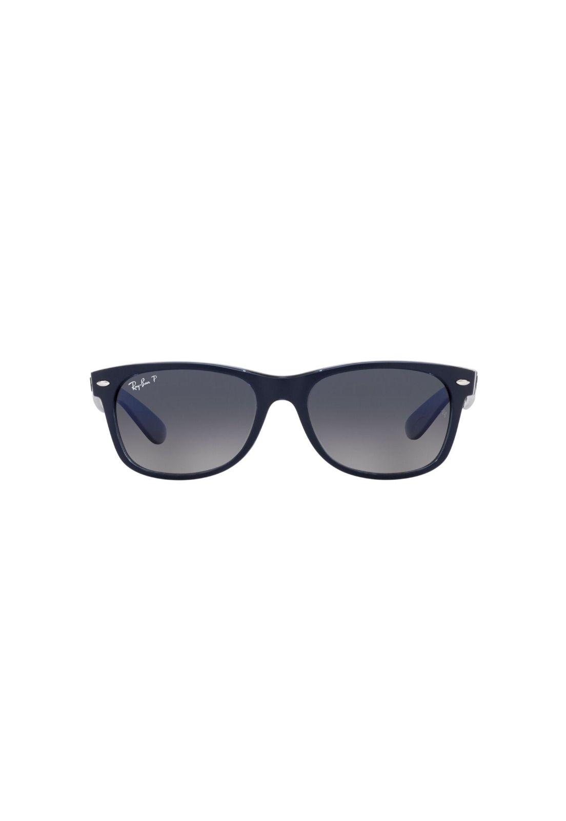 Lentes De Sol New Wayfarer Azul Polarizados Ray-Ban RB2132-1