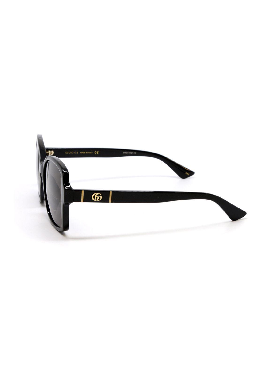 Lentes de Sol Shiny Black Gucci GG0765SA002-2