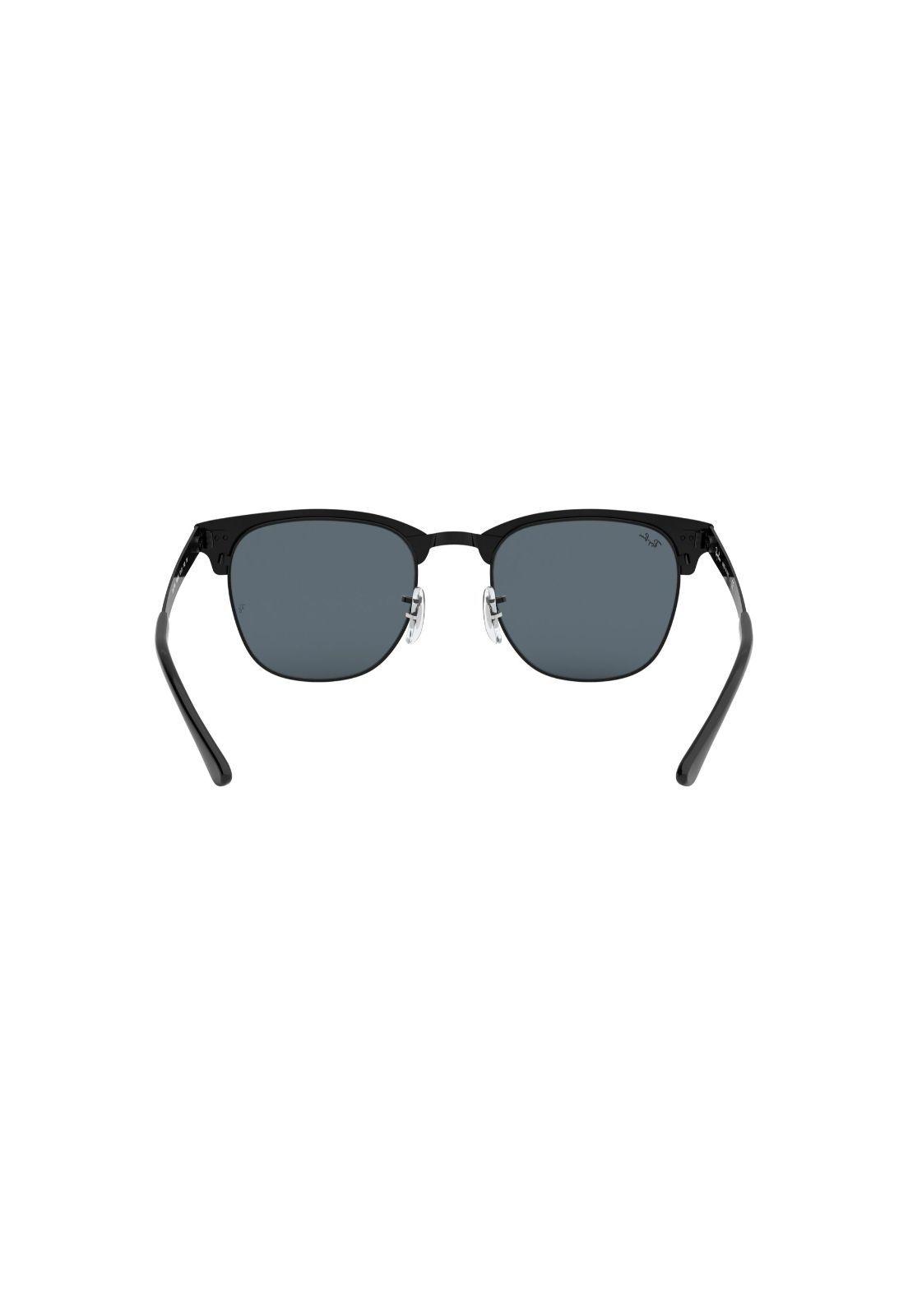 Lentes de Sol Clubmaster Metal Negro Ray-Ban RB3716186R5-4