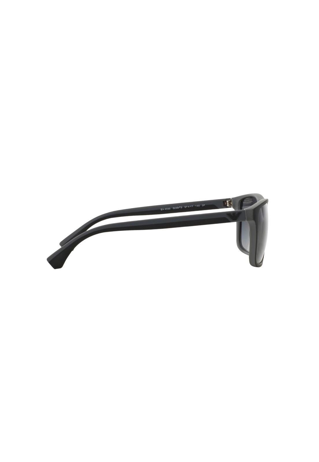 Lentes de Sol Goma Negra y Gris Polarizados Emporio Armani-9