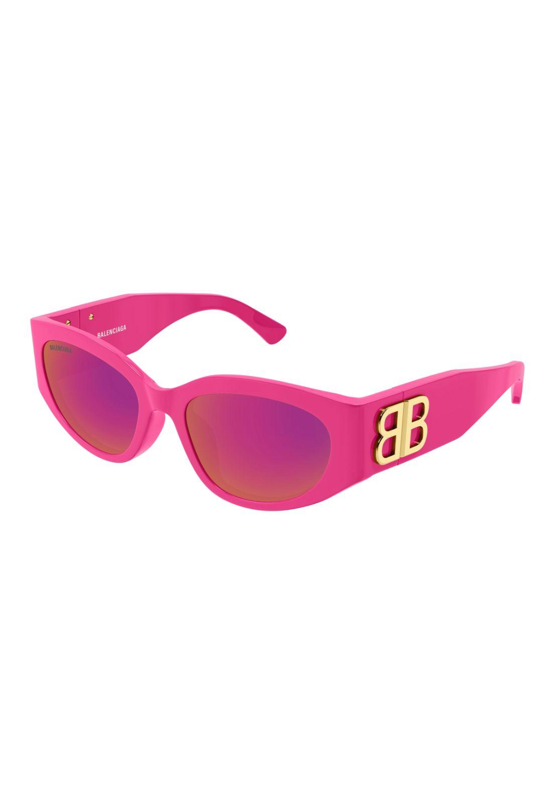 Lentes de Sol Rosado Espejados Balenciaga BB0324SK010-0