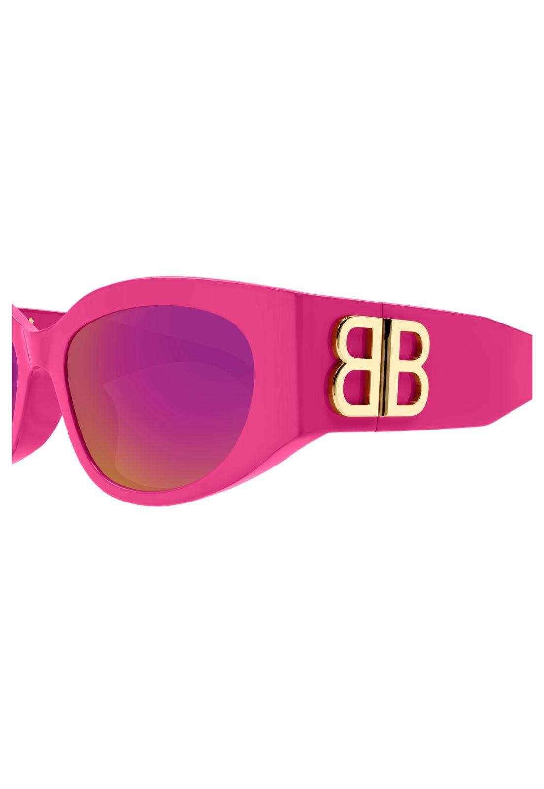 Lentes de Sol Rosado Espejados Balenciaga BB0324SK010-2