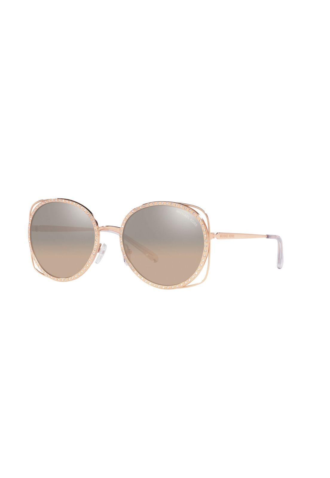 Lentes de Sol Rialto Silver Khaki Gold Mirror Michael Kors-1