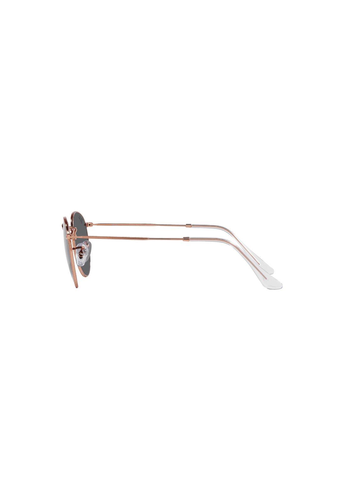 Lentes de Sol Round Metal Rose Gold Ray-Ban RB34479202B1-3