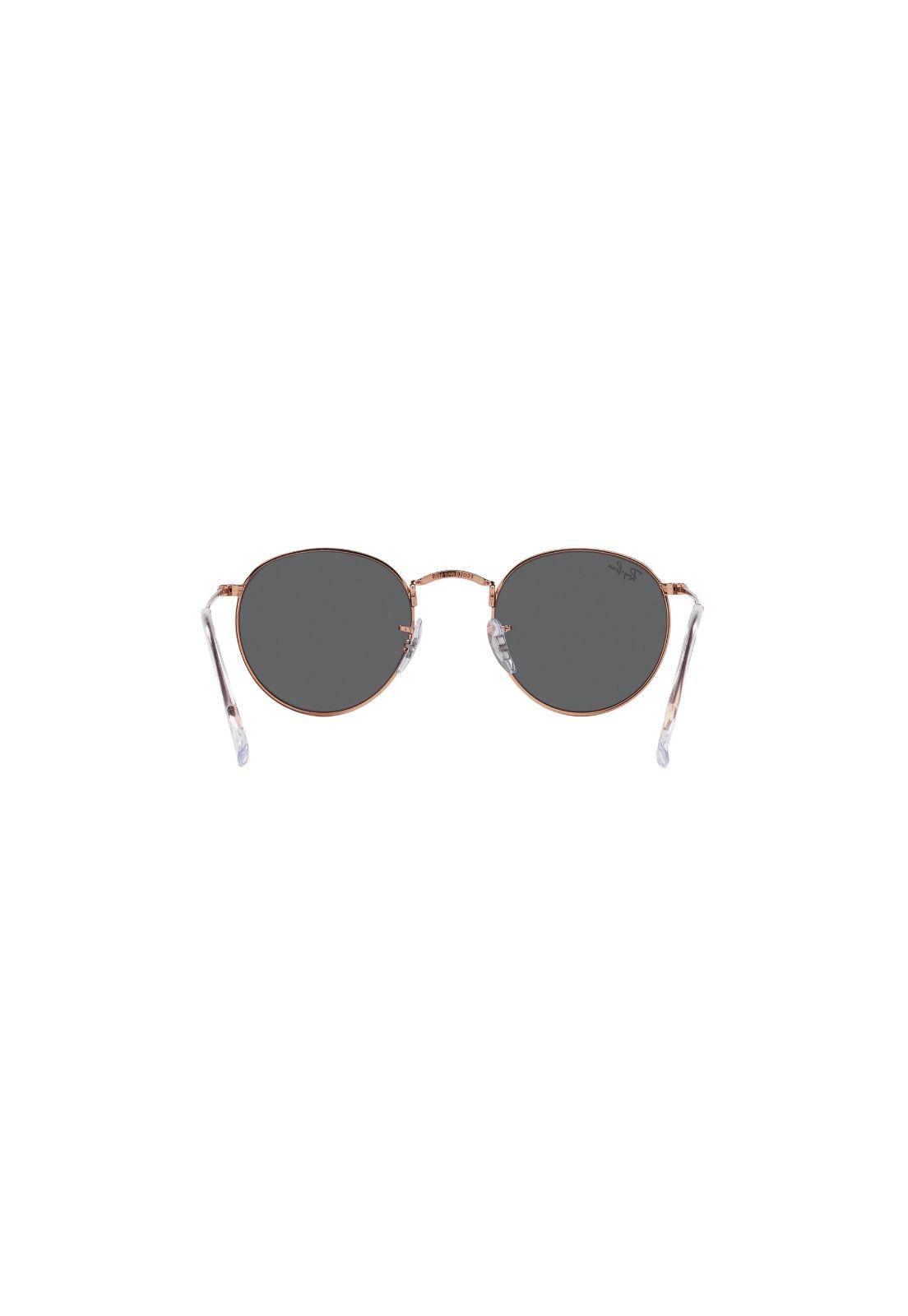 Lentes de Sol Round Metal Rose Gold Ray-Ban RB34479202B1-6