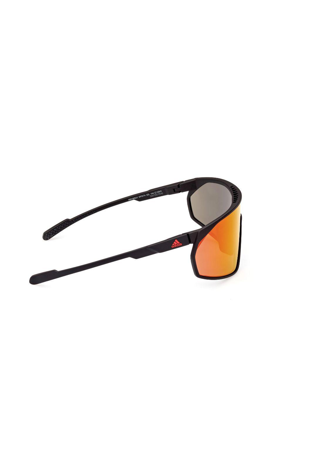 Lentes de Sol Matte Black Espejados Adidas Sport SP00740002L-6