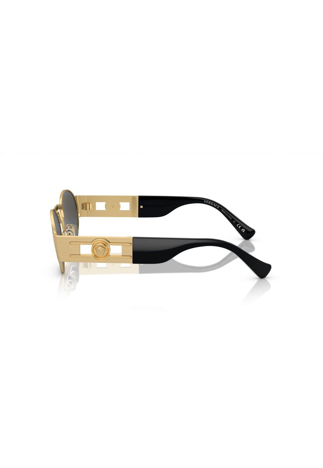 Lentes De Sol Medusa Deco Dorado Versace VE2264100287-2