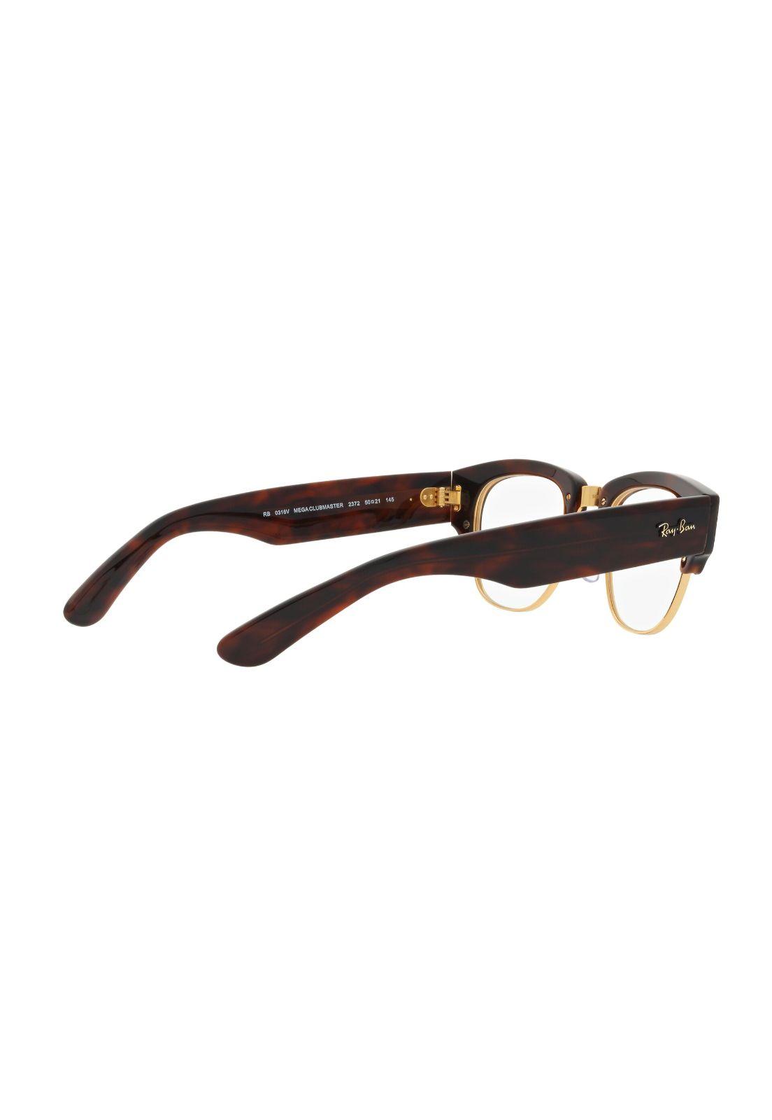 Lentes Ópticos Mega Clubmaster Mock Tortoise Ray-Ban Optical-8