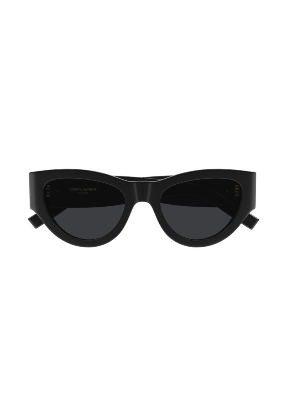Lentes de Sol Negro Yves Saint Laurent SLM94001-2