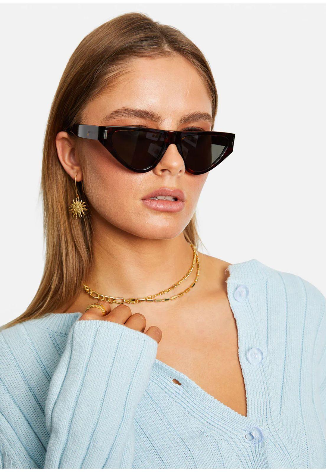 Lentes de Sol Shiny Black Saint Laurent SL468001-4