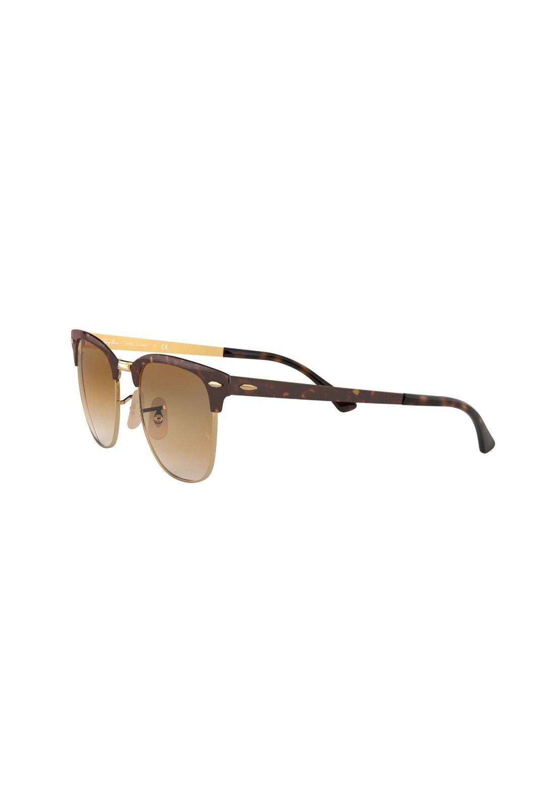 Ray-Ban Lentes de Sol Clubmaster Metal RB3716 900851 51-2