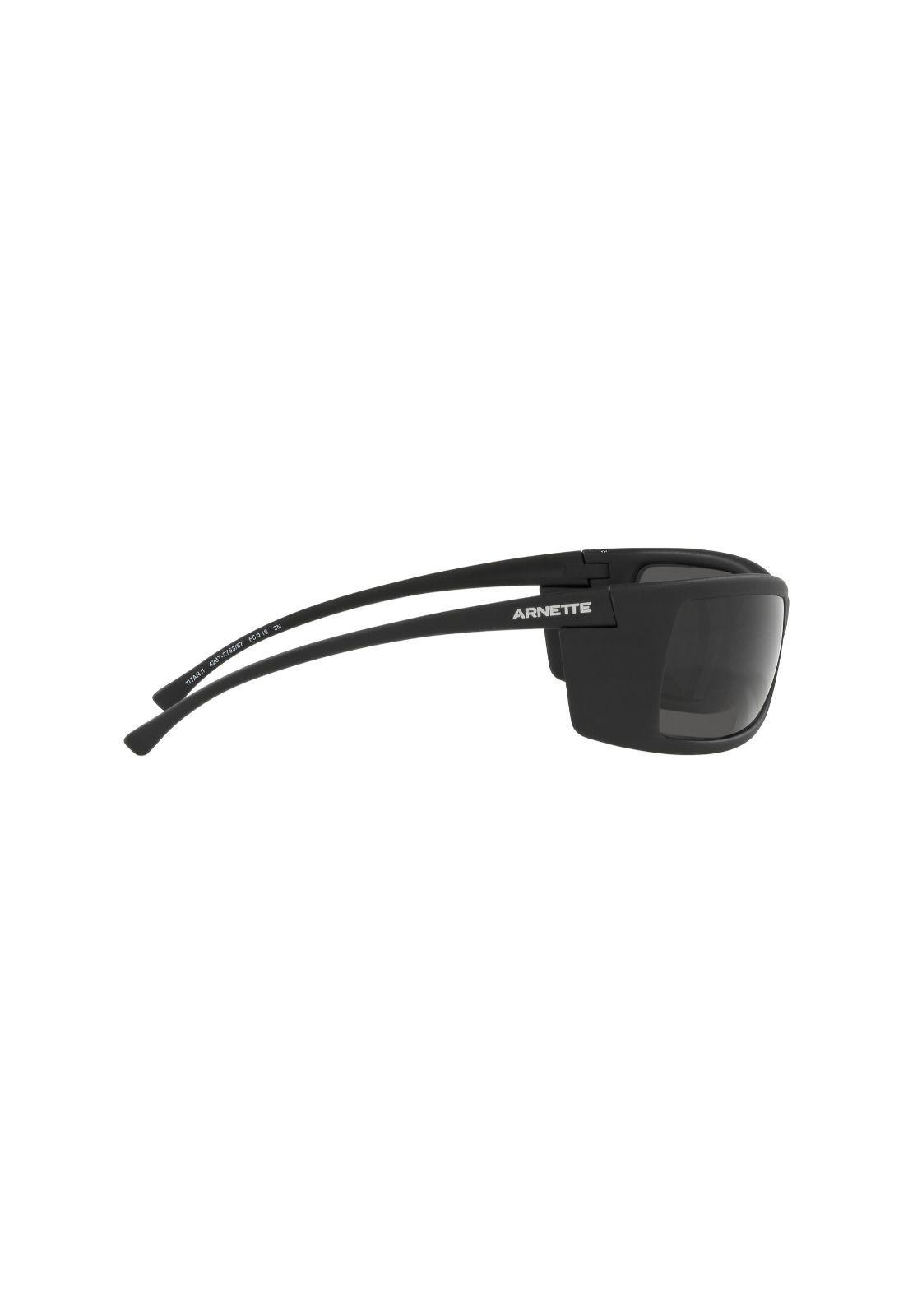 Lentes de Sol Titan Ii Negro Arnette Sustentable AN4287-9