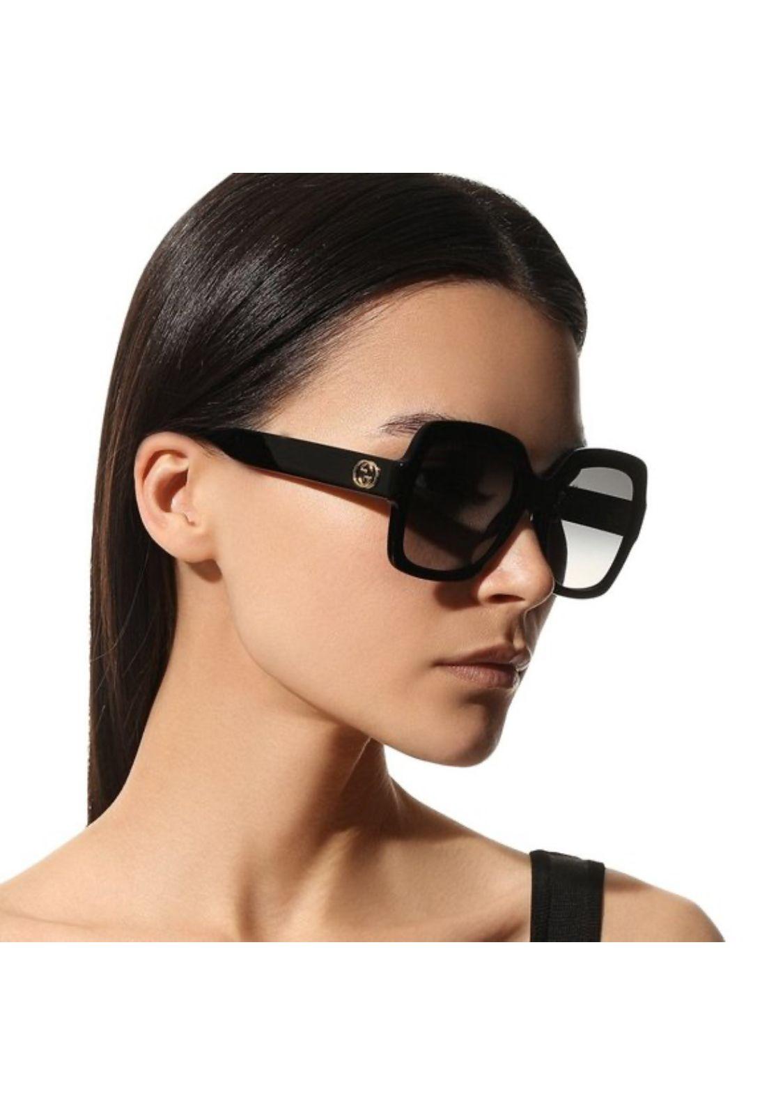 Lentes de Sol Shiny Black Gucci GG0036SN001-2
