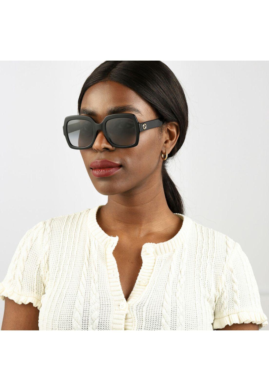 Lentes de Sol Shiny Black Gucci GG0036SN001-3