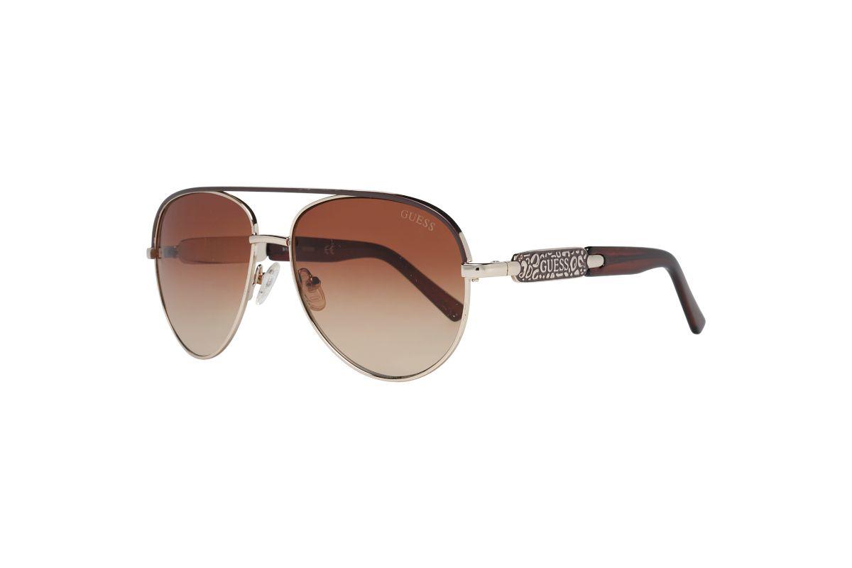 Lentes de Sol Dorado Guess GF028732F57-1
