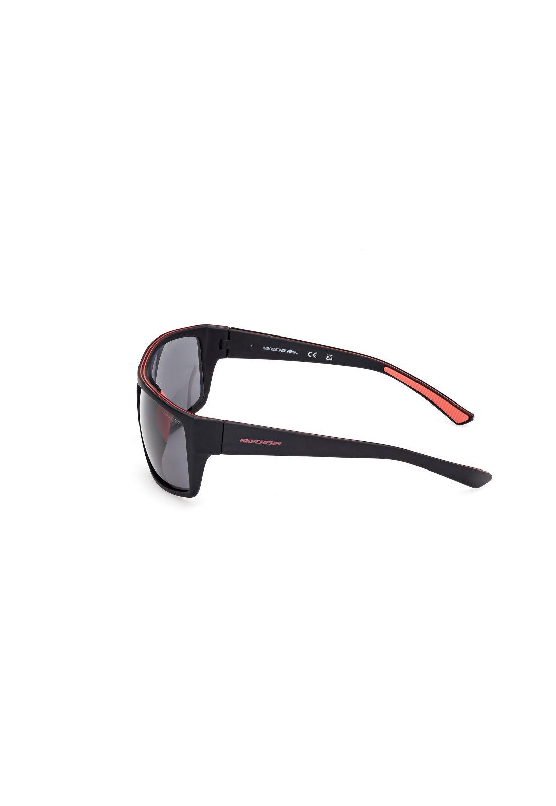 Lentes de Sol Negro Polarizados Skechers SE629202D-2