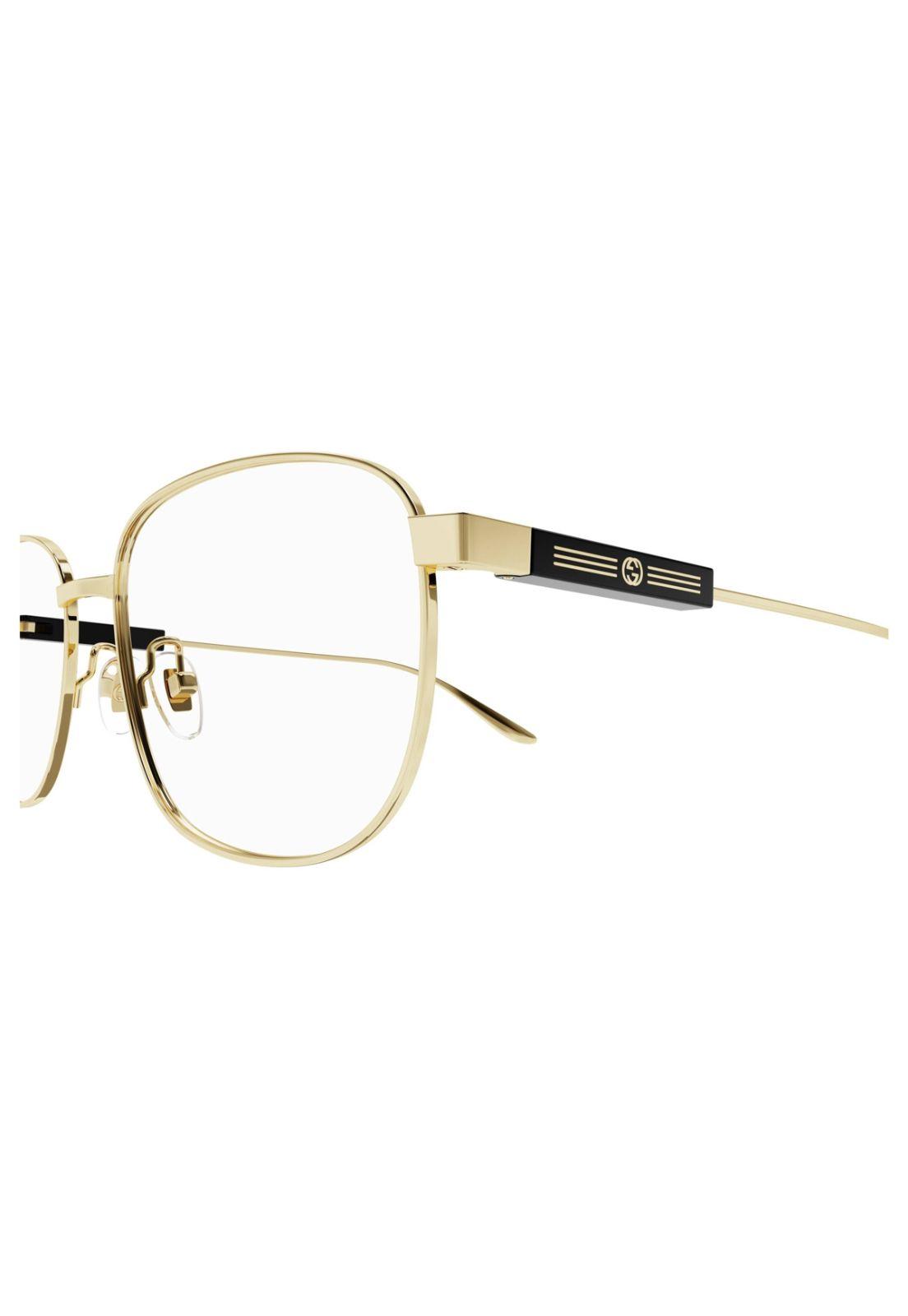 Lentes Ópticos Shiny Endura Gold Gucci GG1312O002-2