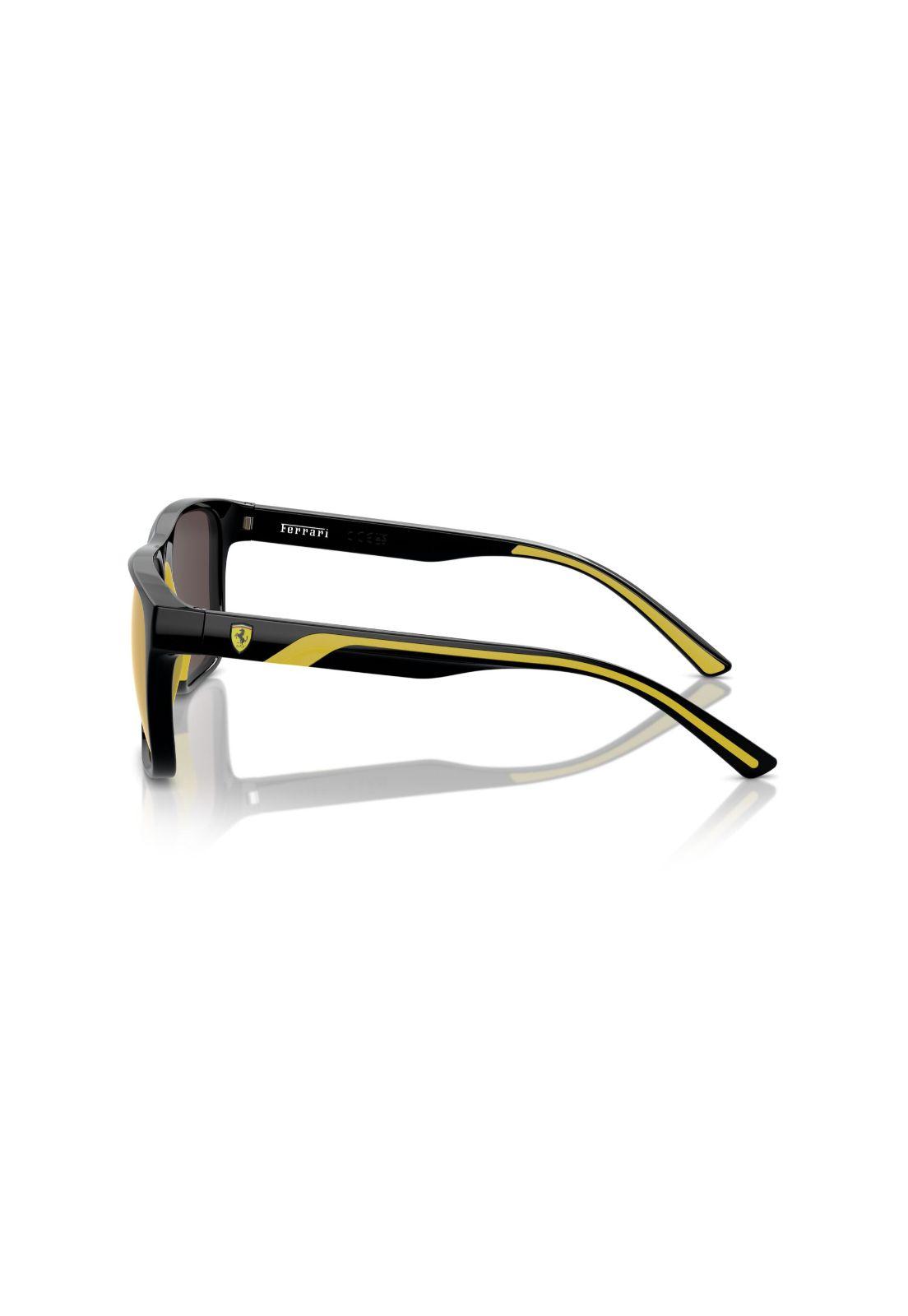 Lentes de Sol Negro Espejados Scuderia Ferrari FZ6002U5016Q-2