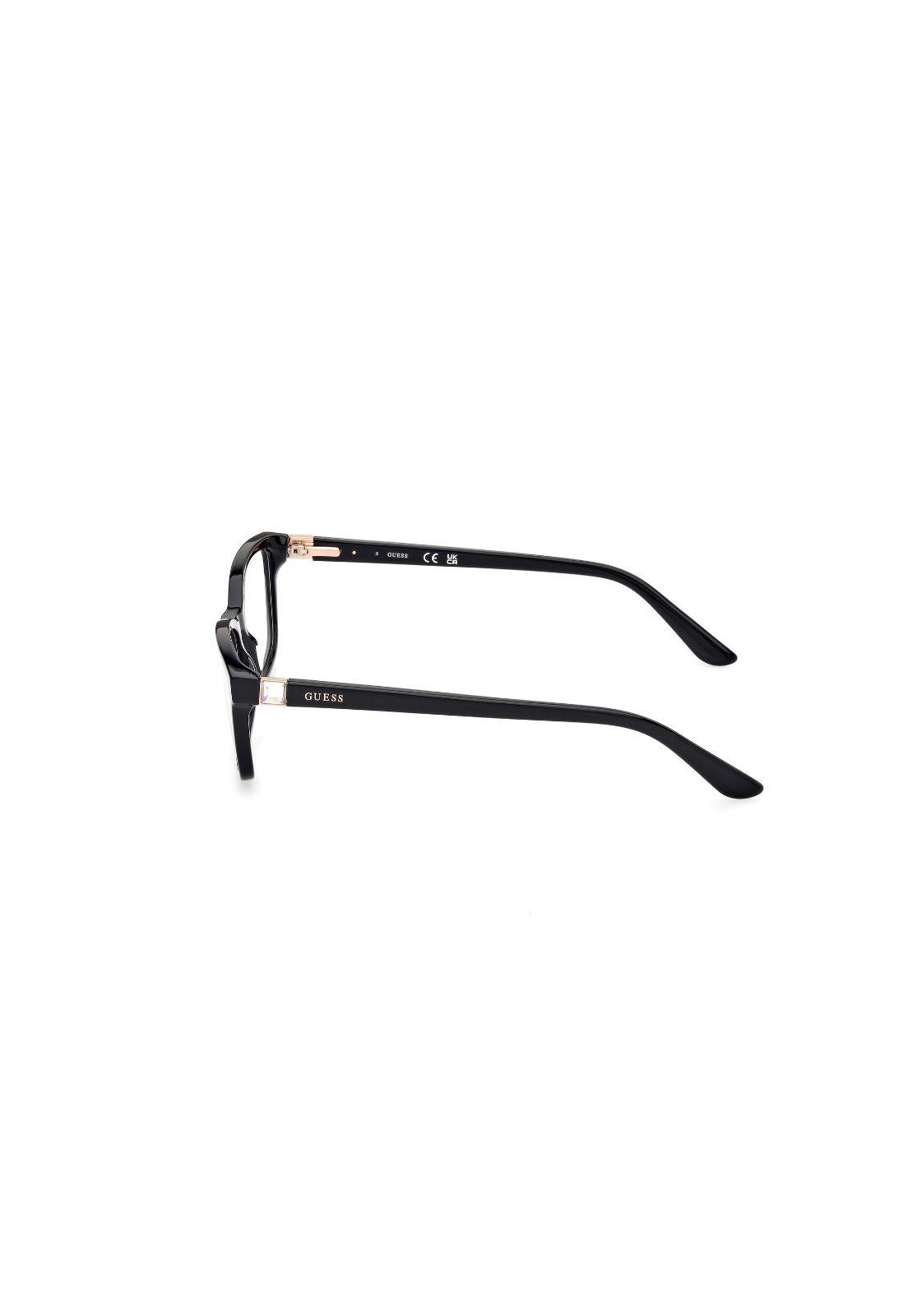 Lentes Ópticos Negro Brillante Guess GU50196001-2