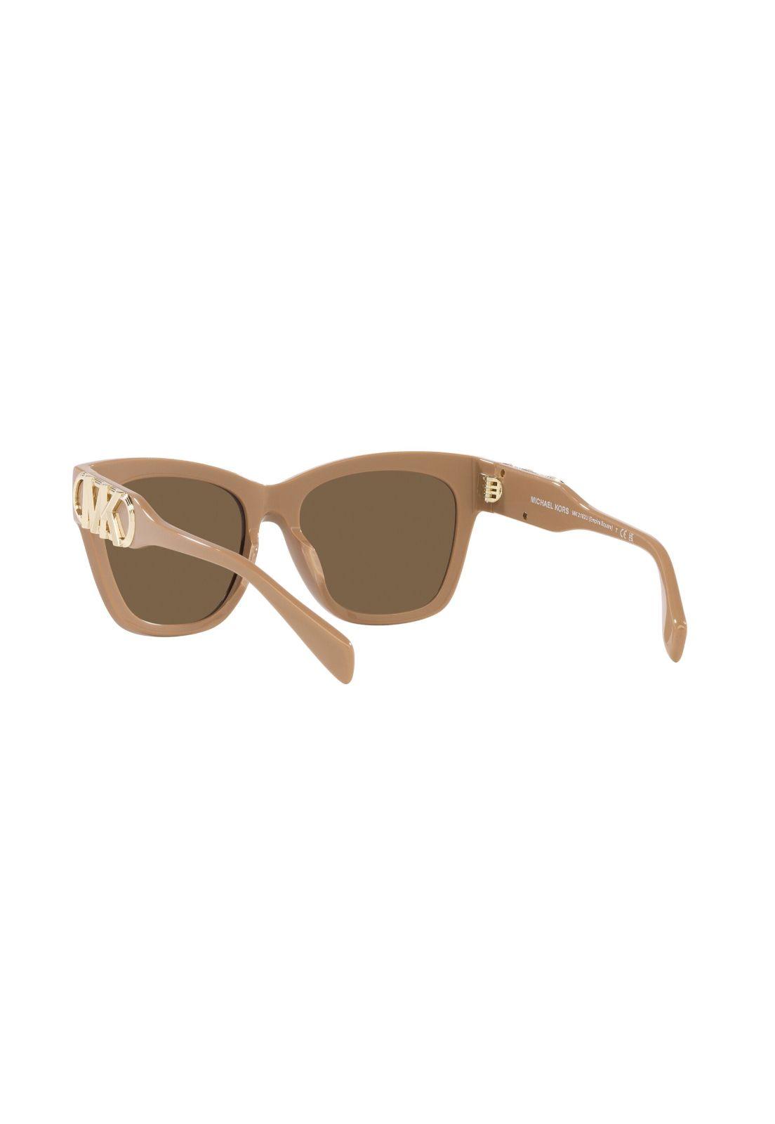 Lentes de Sol Empire Square Camel Solid Michael Kors-5