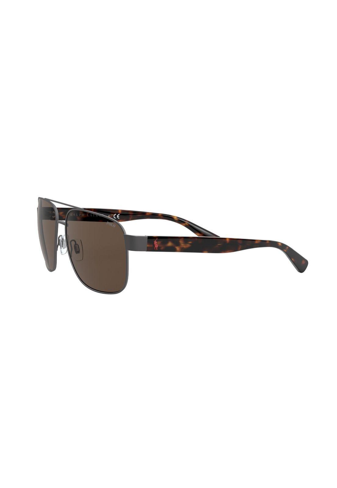 Lentes de Sol Semi Shiny Dark Gun Metal Polo PH313091577359-2
