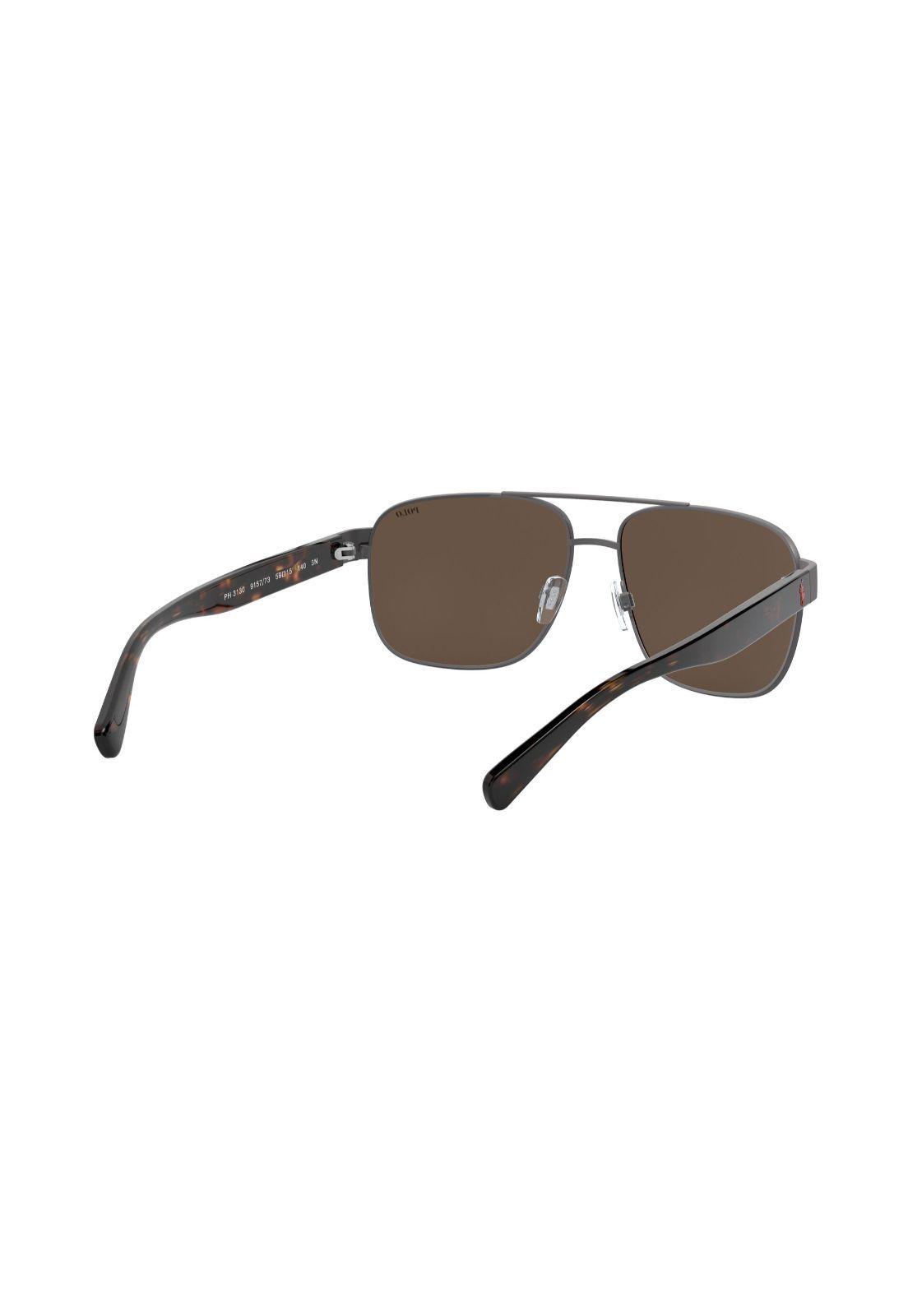Lentes de Sol Semi Shiny Dark Gun Metal Polo PH313091577359-7