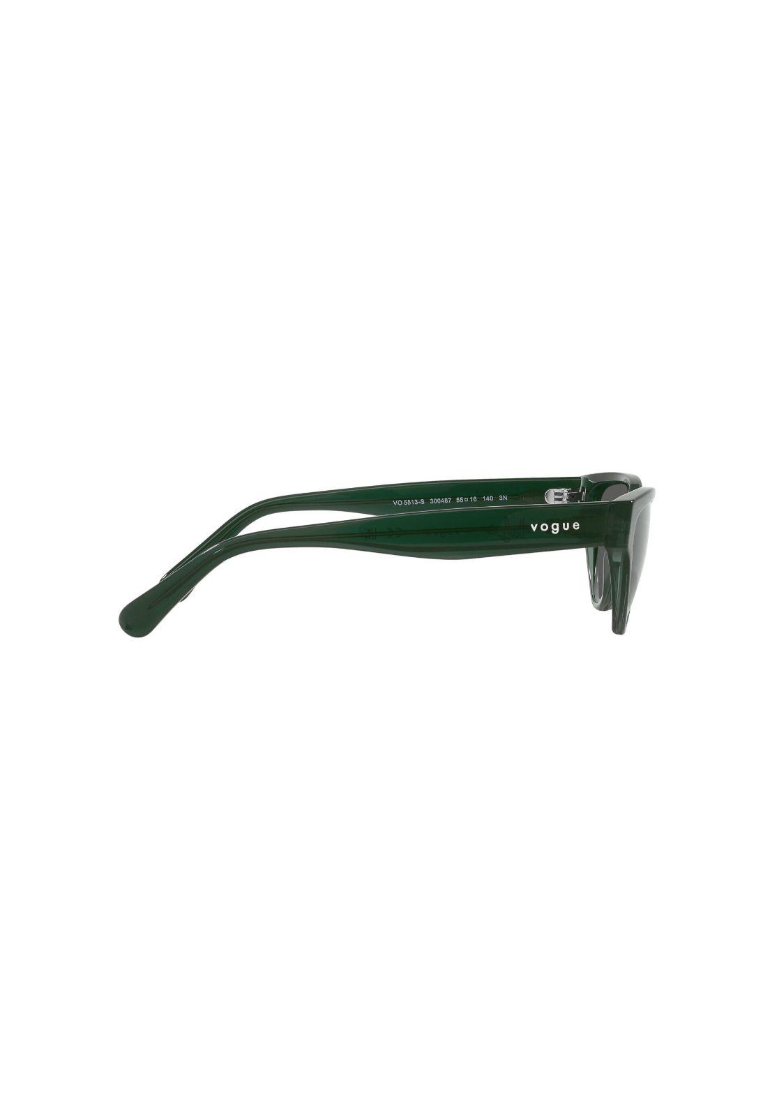 Lentes de Sol Transparent Dark Green Vogue VO5513S300487-9
