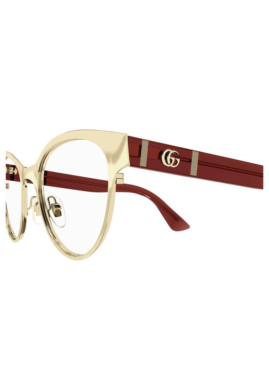 Lentes Ópticos Dorado Gucci GG1114O003-2