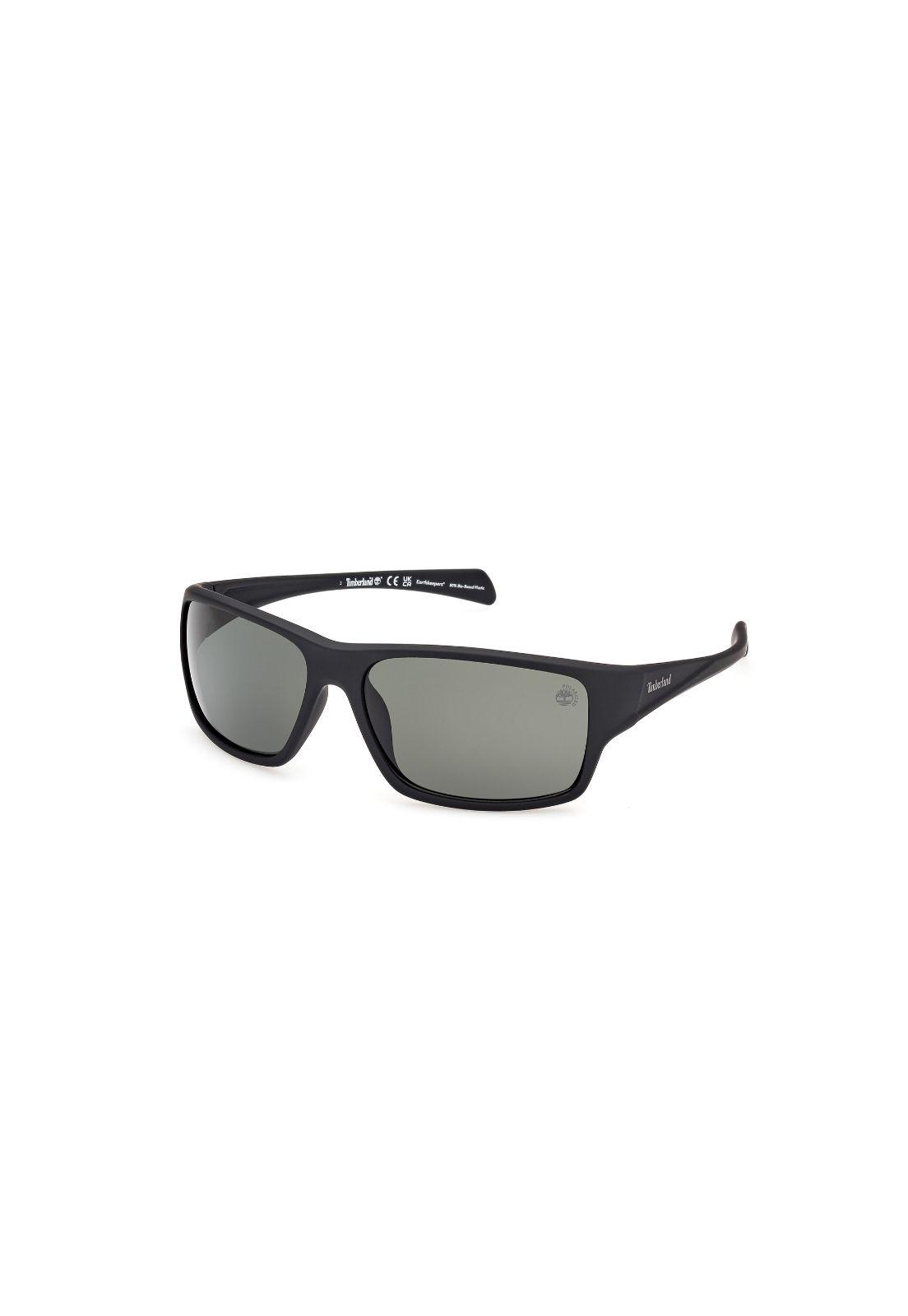 Lentes de Sol Negro Matte Polarizados Timberland TB0001702R-1