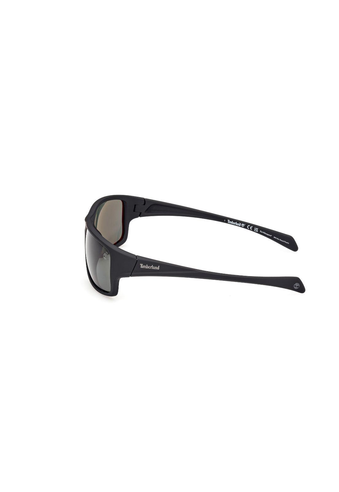 Lentes de Sol Negro Matte Polarizados Timberland TB0001702R-2