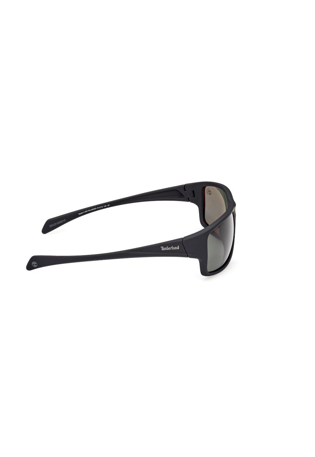 Lentes de Sol Negro Matte Polarizados Timberland TB0001702R-6