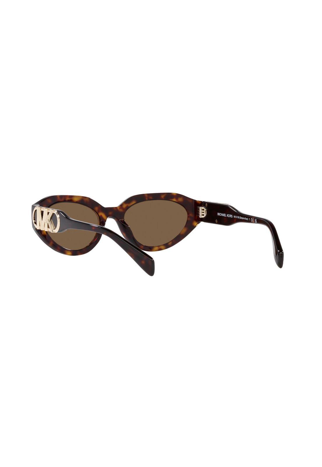 Lentes de Sol Empire Oval Dark Tortoise Michael Kors-5