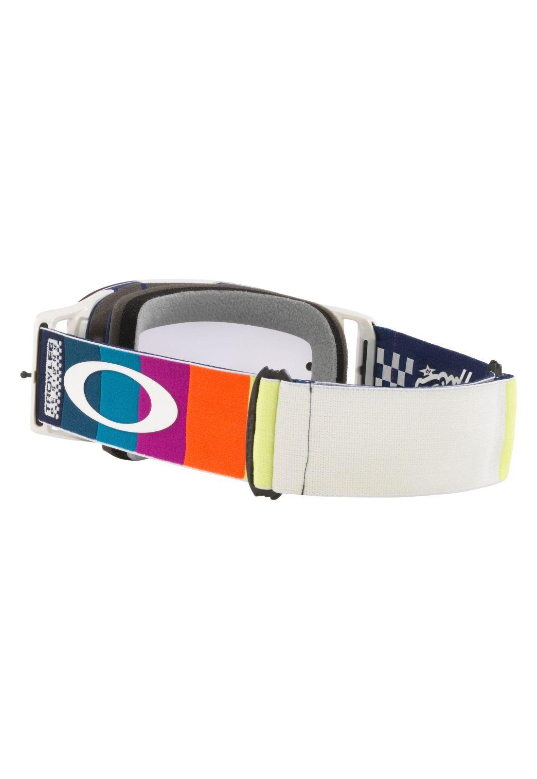 Mx Goggles Front Line Mx Tld Graph White Oakley OO7087-5