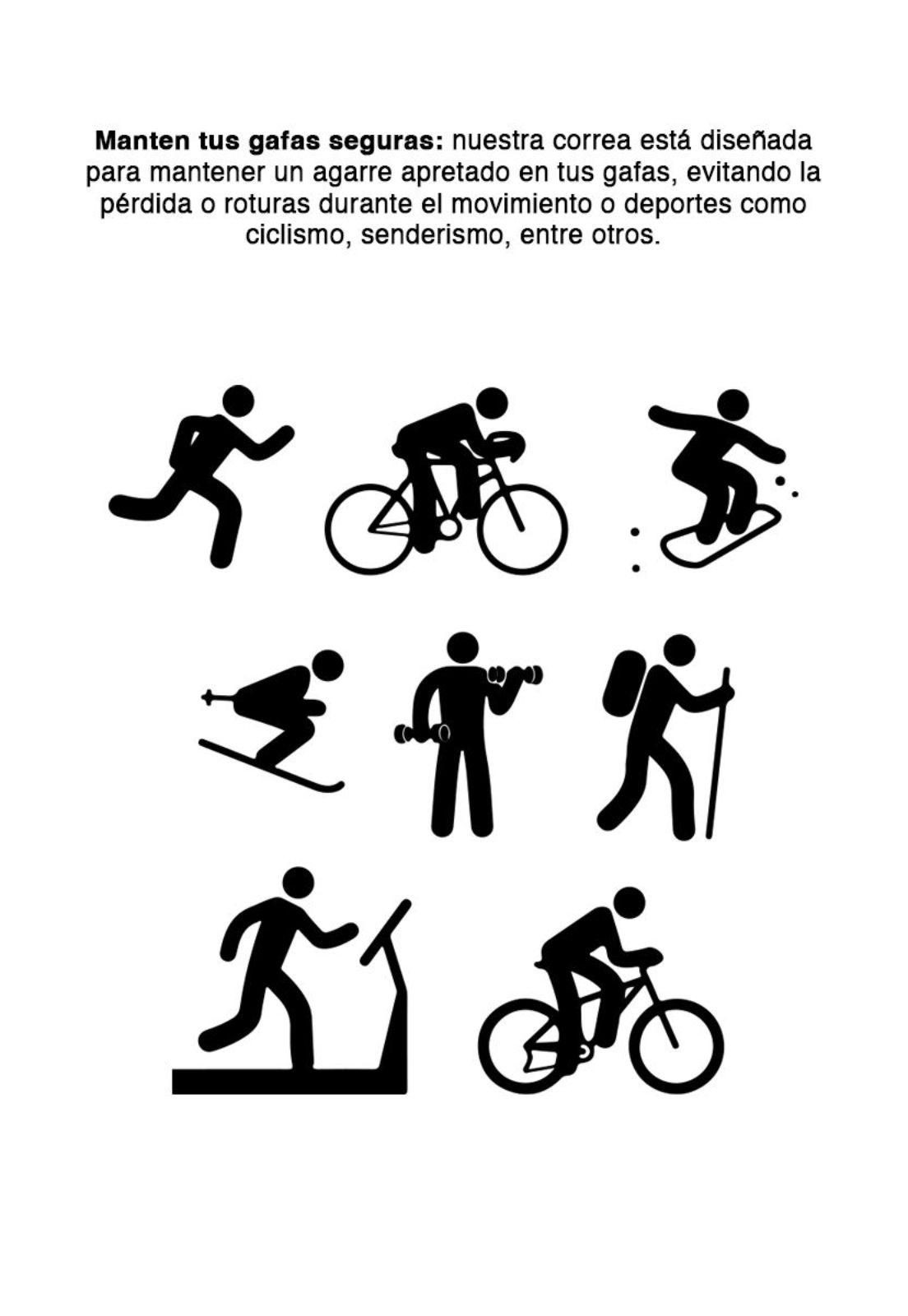 Correa Negra para Lentes Universal York Eyewear-3