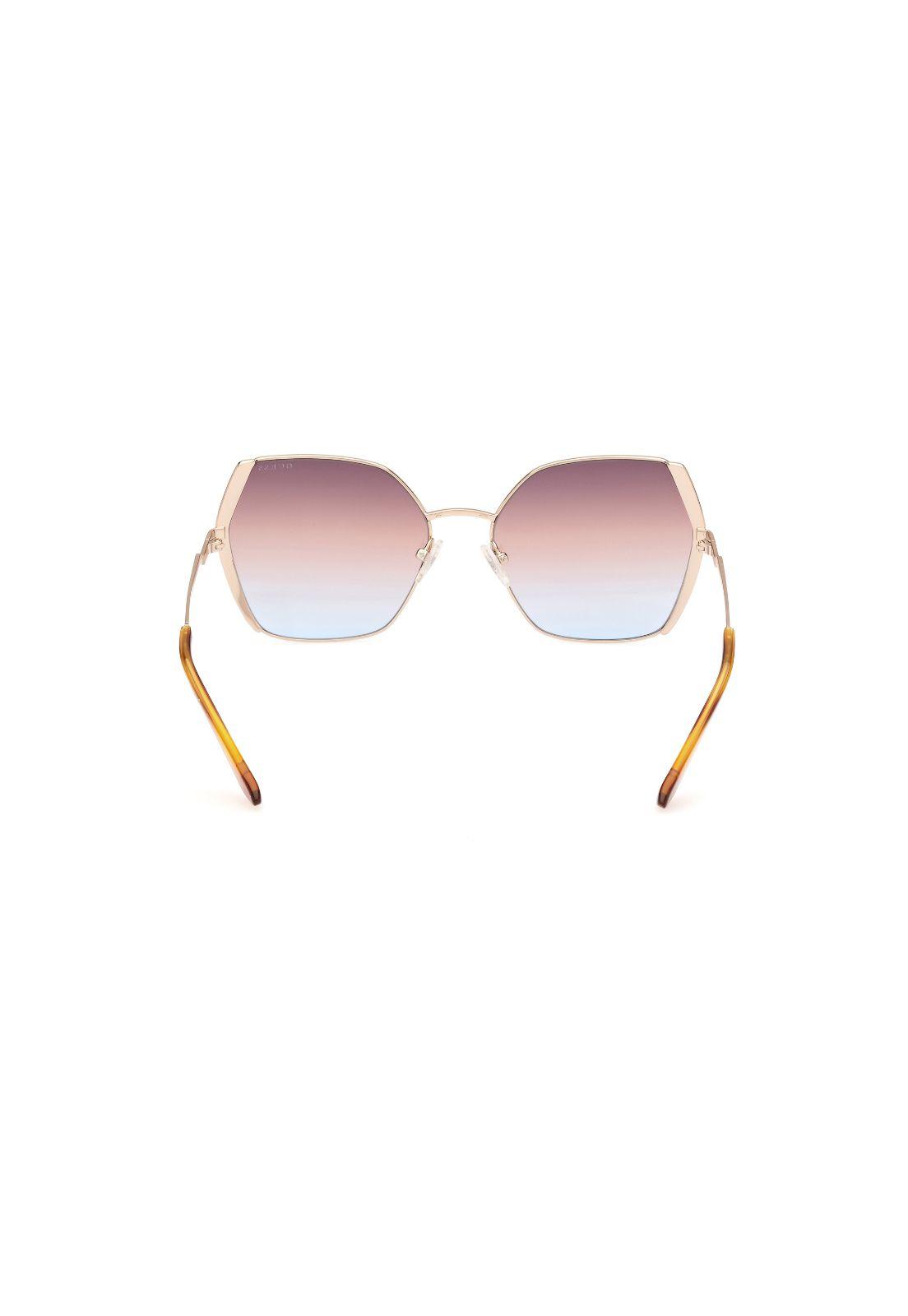 Lentes de Sol Dorado Degradé Guess GU7843S33F-4
