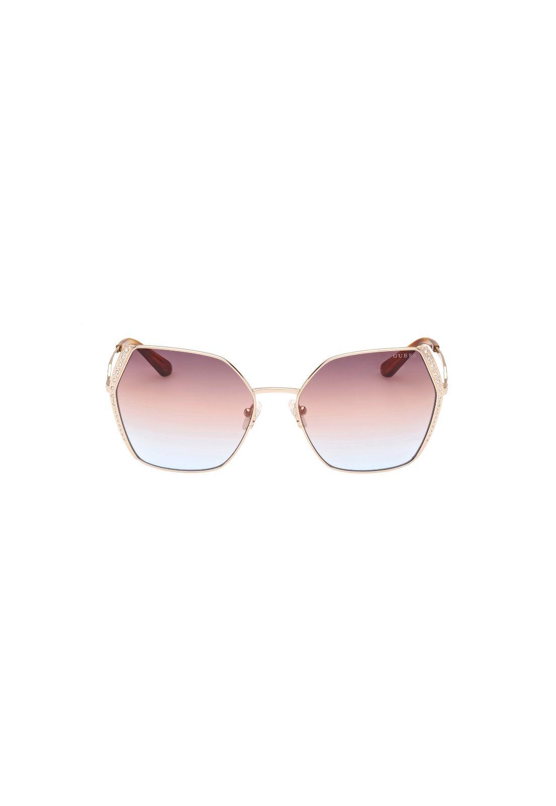 Lentes de Sol Dorado Degradé Guess GU7843S33F-0
