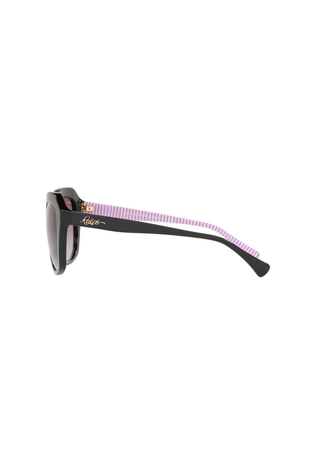 Lentes de Sol Cuadrado Negro Ralph RA525550018H54-2