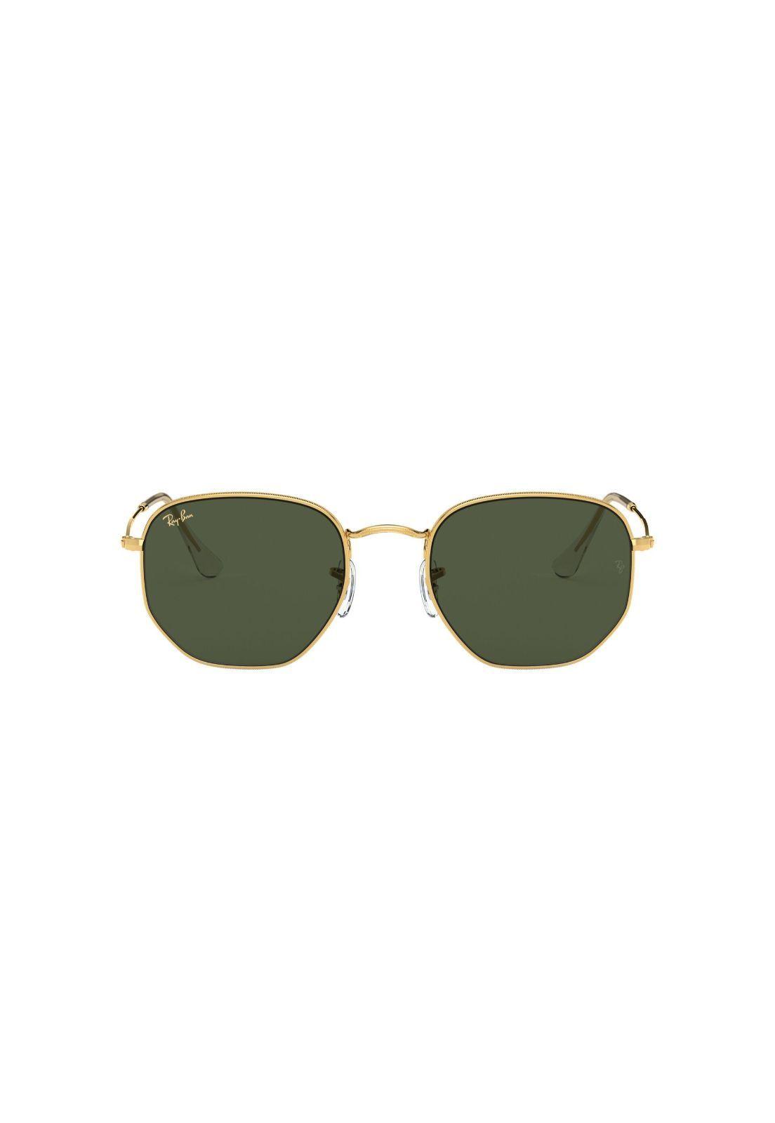 Lentes de Sol Hexagonal Gold Ray-Ban RB354891963154-1