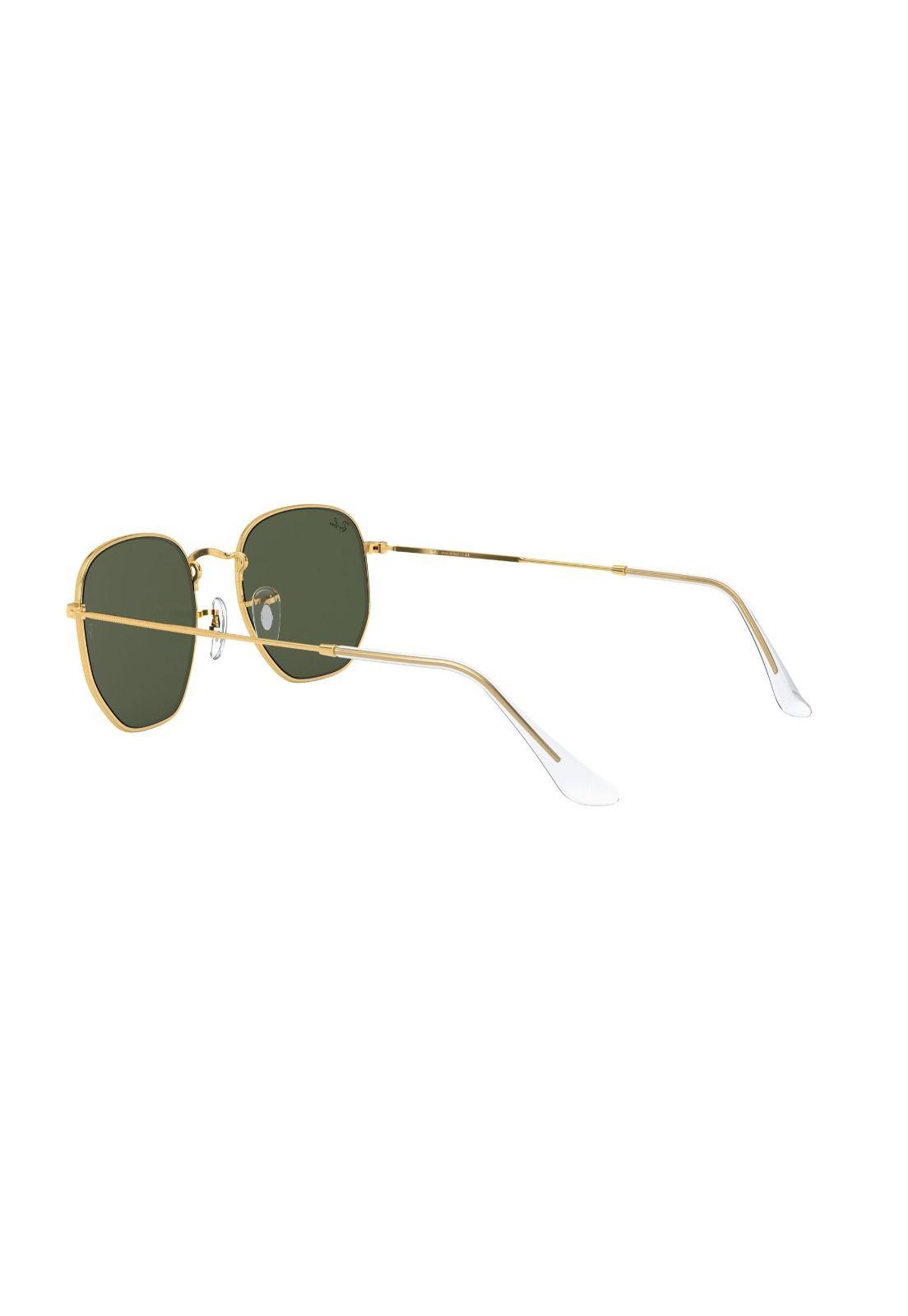 Lentes de Sol Hexagonal Gold Ray-Ban RB354891963154-4