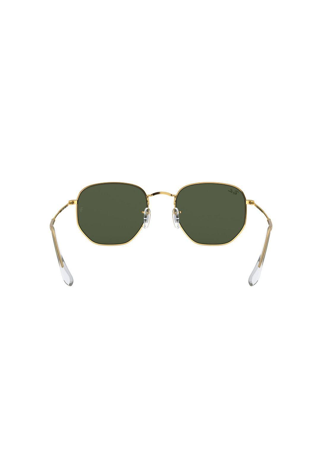 Lentes de Sol Hexagonal Gold Ray-Ban RB354891963154-6